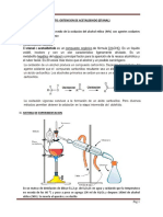 Obtencion de Acetaldehido Con H2so4