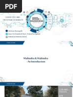 Connected Cars: The Future of Mobility: Senior Vice President & Head - Product Development Mahindra & Mahindra Limited