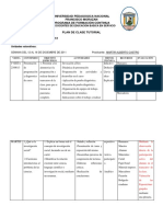 PLAN SEMANAL Investigacion Social