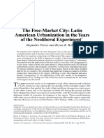 PORTES, Alejandro e ROBERTS, Bryan - The Free Market City Latin America Urbanization