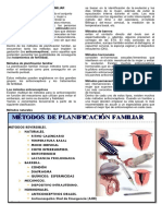 Métodos de Planificación Familiar y Anticonceptivos