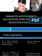 Farmacos Antitusigenos Mucoliticos y Expectorantes