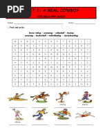 Surprise 4 - Unit 1: Vocabulary Maze