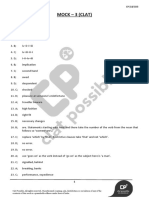 Mock - 3 (Clat) : Section - I: English