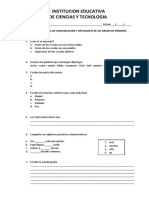 Examenes Bimestrales 2018 Ciencias