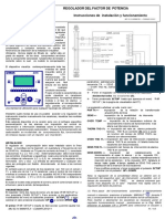 Regulador Del Factor de Potencia - Comar