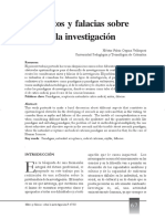 Mitos y Falacias de La Investigación