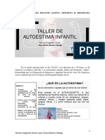 Taller de Autoestima Infantil. Proyecto Apice