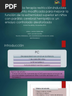 Eficacia de La Terapia Restricción-Inducida de Movimiento Modificada