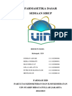 Makalah Sirup Farmasetika Dasar