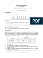 PROBLEMAS de PRACTICA - Media y Desviación Estándar para Muestras Pequeñas y Grandes