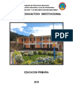 Modelo Pei 2018 para Nivel Primaria