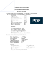 Ejercicios de Punto de Equilibrio para Alumnos I 2018