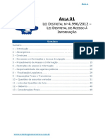 Aula 01 - Lei de Acesso A Informação