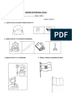 Examen Mensual de Personal Social2015