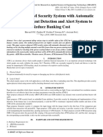 Enhanced ATM Security System With Automatic Abnormal Event Detection and Alert System To Reduce Banking Cost