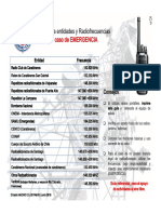 Guía de Frecuencias de Radio en Caso de EMERGENCIA Junio 2016 PDF