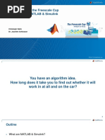 Mathworks and The Freescale Cup Working With Matlab & Simulink