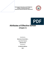 Written R. Attribute's of Effective Sch.