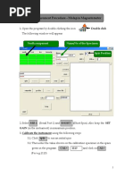 Measurement Procedure - Molspin Magnetometer: North Component Name/No of The Specimen