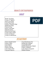 Vaishnavi Enterprises: Starters