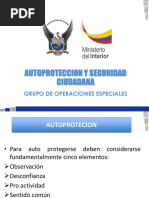 Autoproteccion y Seguridad Ciudadana 