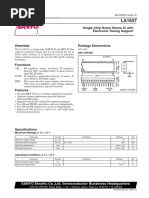 LA1837-Single-Chip Home Stereo-Electronic Tuning Support