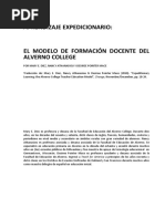 El Modelo de Formación Docente Del Alverno College