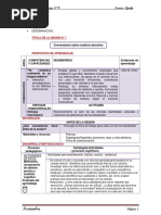 Sesiones de Aprendizaje - 3º Noviembre