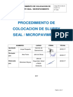 PRO II SSA 23 Colocación de Slurry Seal Micropavimentacion