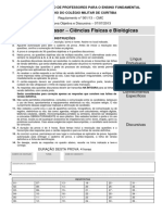 Prova Ciencias Fisicas Biologicas PDF