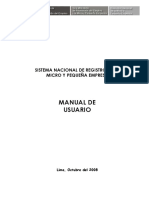 Manual Del Usuario para REMYPE