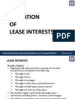 Valuation of Lease Interests