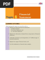 Chapter 6 Financial Statement Ratio Analysis