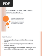 Kelemahan Dan Kekuatan Model Personal