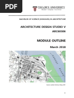 Architectural Design Studio V Arc 60306 - Module Outline - March 2018 Approved