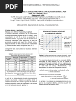 Determinacion de La Estequiometria de Una Reaccion Quimica Por Analisis Gravimetrico PDF