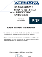 Averias, Diagnostico y Mantenimiento Del Sistema de Alimentacion Del Carburador