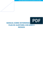 Manual Sobre Determinación Del Plan de Auditoría Con Base A Riesgos