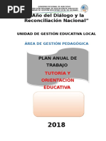 Plan de Tutoria Ugel 2018