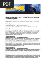 Symantec Backup Exec™ 12.5 For Windows Servers Word Descriptions