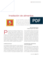 Irradiacion de Alimentos PDF