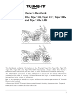 Tiger 800 Series Owners Handbook English