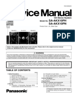 Panasonic SA-AKX10 (PN, PH) PDF