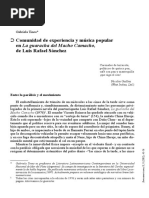 Tineo Comunidad de Experiencia y Música Popular