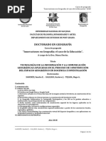 Tecnologías de La Información y La Comunicación Geográficas Aplicadas en El Proceso de Construcción Del Espacio Geo