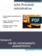 Semana 8. Fin Del Procedimiento Administrativo. Ejecución de Resoluciones