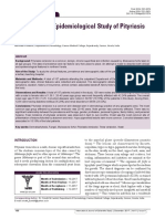 A Clinical and Epidemiological Study of Pityriasis Versicolor