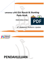 Dr. Dr. Aidah Juliaty A. Baso, Sp.a (K) Deteksi Dini Gizi Buruk Dan Stunting