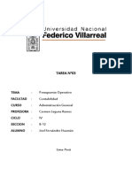 Tarea 03 Presupuesto Operativo